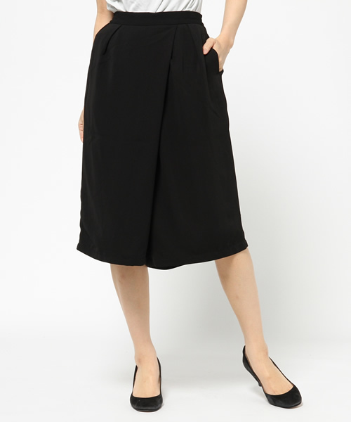 PANTS...(パンツ)の「ジョーゼットバギーパンツ(その他パンツ・レディース・ネイビー/ブラック・SMALL/MEDIUM/LARGE)」の1枚目の写真