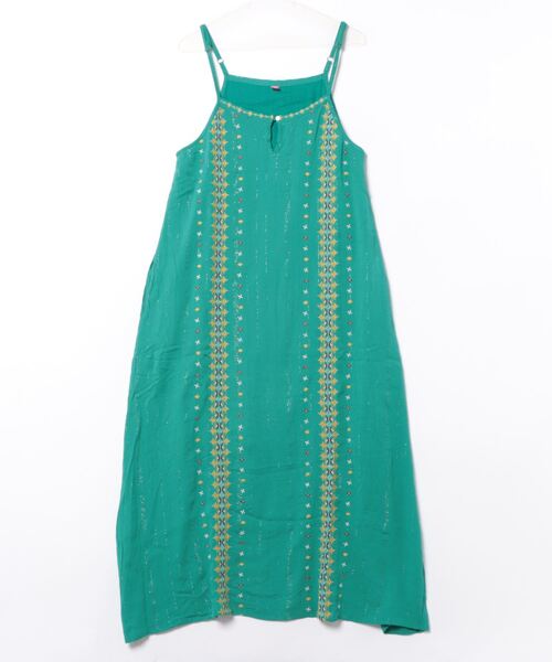 チャイハネ(チャイハネ)の「【チャイハネ】リゾエンキャミワンピース(ワンピース・レディース・ホワイト/ターコイズブルー/パープル/オレンジ・FREE)」の3枚目の写真