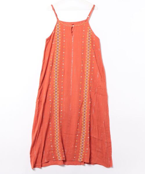 チャイハネ(チャイハネ)の「【チャイハネ】リゾエンキャミワンピース(ワンピース・レディース・ホワイト/ターコイズブルー/パープル/オレンジ・FREE)」の1枚目の写真