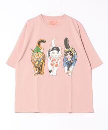 CORISCO（コリスコ）の「アニマル柄Tシャツ(M1)（Tシャツ/カットソー）」