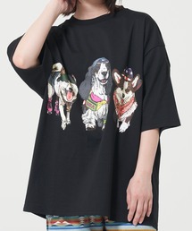 CORISCO（コリスコ）の「アニマル柄Tシャツ(M1)（Tシャツ/カットソー）」