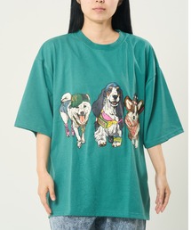 CORISCO（コリスコ）の「アニマル柄Tシャツ(M1)（Tシャツ/カットソー）」