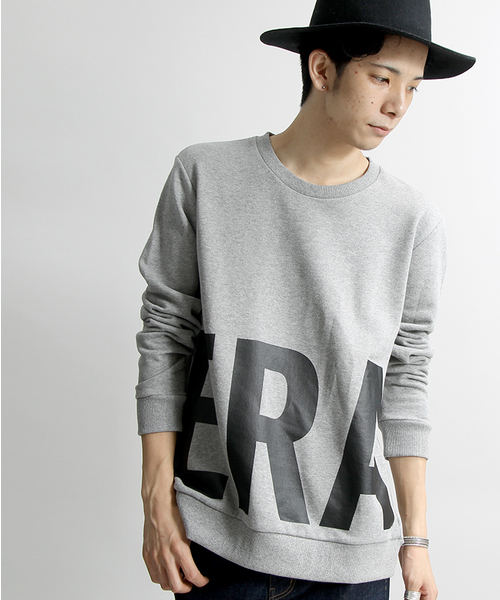 WEGO(ウィゴー)の「WEGO/ボトムロゴプルオーバー(スウェット・メンズ・杢グレー/ブラック・MEDIUM/LARGE)」の2枚目の写真