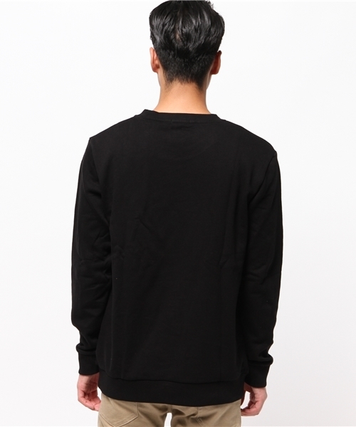 WEGO(ウィゴー)の「WEGO/ボトムロゴプルオーバー(スウェット・メンズ・杢グレー/ブラック・MEDIUM/LARGE)」の10枚目の写真