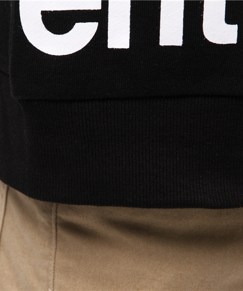 WEGO(ウィゴー)の「WEGO/ボトムロゴプルオーバー(スウェット・メンズ・杢グレー/ブラック・MEDIUM/LARGE)」の3枚目の写真