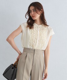 green label relaxing | フロント フリル ブラウス(シャツ/ブラウス)