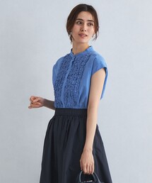 green label relaxing | フロント フリル ブラウス(シャツ/ブラウス)