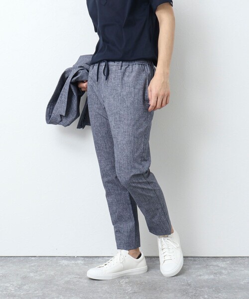 NOLLEY’S（ノーリーズ）の「《ビジカジ / セットアップ対応》COOLDOTS / クールドッツ イージーパンツ（その他パンツ・メンズ・ネイビー/インディゴブルー/ベージュ/ブルー/チャコールグレー・M/L/XL/S）」の5枚目の写真