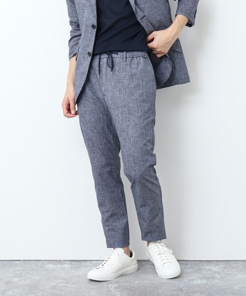 NOLLEY’S（ノーリーズ）の「《ビジカジ / セットアップ対応》COOLDOTS / クールドッツ イージーパンツ（その他パンツ・メンズ・ネイビー/インディゴブルー/ベージュ/ブルー/チャコールグレー・M/L/XL/S）」の9枚目の写真