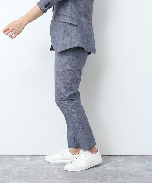 NOLLEY’S（ノーリーズ）の「《ビジカジ / セットアップ対応》COOLDOTS / クールドッツ イージーパンツ（その他パンツ・メンズ・ネイビー/インディゴブルー/ベージュ/ブルー/チャコールグレー・M/L/XL/S）」の10枚目の写真