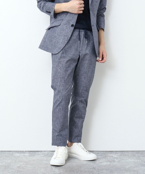 NOLLEY’S（ノーリーズ）の「《ビジカジ / セットアップ対応》COOLDOTS / クールドッツ イージーパンツ（その他パンツ・メンズ・ネイビー/インディゴブルー/ベージュ/ブルー/チャコールグレー・M/L/XL/S）」の14枚目の写真