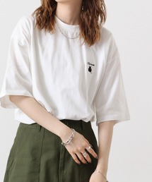 天竺 CATバックプリント 半袖Tシャツ