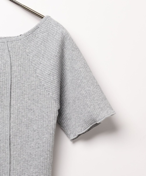 Heather(ヘザー)の「フロントホールオフショルプルオーバー 124738(Tシャツ/カットソー・レディース・ホワイト/グレー/ブラック・FREE)」の6枚目の写真