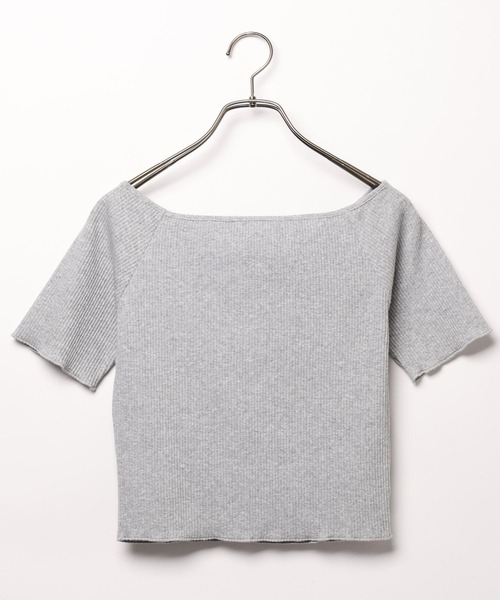 Heather(ヘザー)の「フロントホールオフショルプルオーバー 124738(Tシャツ/カットソー・レディース・ホワイト/グレー/ブラック・FREE)」の8枚目の写真