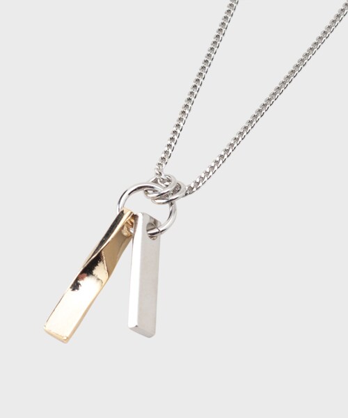 アクセサリー TK ダブルバーネックレス（ネックレス）｜tk.TAKEO KIKUCHI（ティーケー