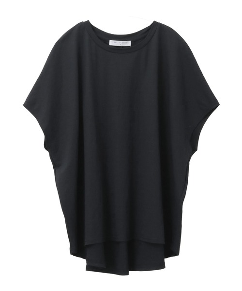 itto...(イット)の「【接触冷感COOL】ひんやり涼しいフレンチスリーブバックギャザーカットソー(Tシャツ/カットソー・レディース・オフホワイト/チャコール/ラベンダー/グリーン/ネイビー/ブラック/スモークピンク・M/L)」の19枚目の写真
