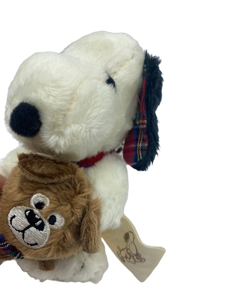 ピーナッツ　スヌーピー ベア　snoopy bear チェック柄 3点セット ピーナッツ スヌーピー ベア snoopy bear チェック柄 3点セット