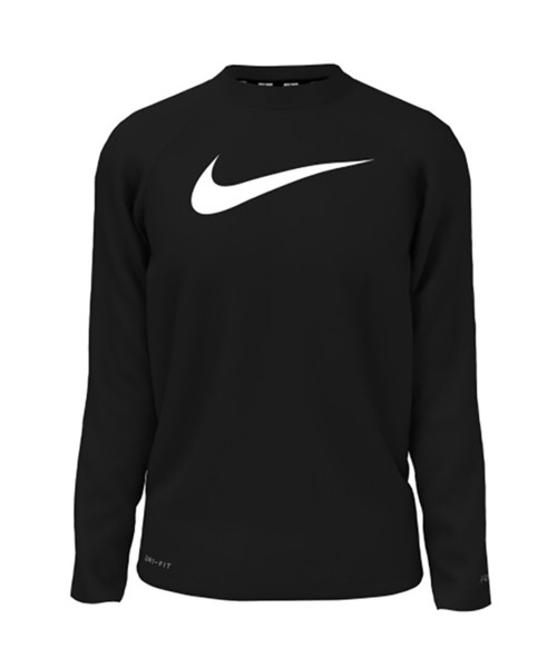 NIKE/ナイキ キッズ UVケア ラッシュガード ソリッドL/Sハイドロガード