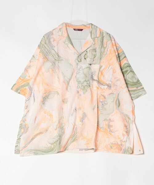 ONE DAY KMC (ワンデイケーエムシー)の「チャイハネ / イロナガシハッカケM-SH / 7IA-4209(シャツ/ブラウス・レディース・イエロー/オレンジ/ブルー・FREE)」の13枚目の写真