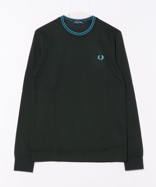 FRED PERRY(フレッドペリー)の「【FRED PERRY】Twin Tipped t-Shirt ワンポイント刺繍 ロングスリーブTシャツ ロンT M9602(Tシャツ/カットソー・メンズ・ブラック系その他2/グリーン/ブラウン/ネイビー/ブラック/グリーン系その他2/グリーン系2/ネイビー系3/アイボリー/ネイビー系2/ホワイト/ブラック系その他3・XS/S/M/L/XL)」の10枚目の写真