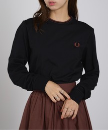 【FRED PERRY】Twin Tipped t-Shirt ワンポイント刺繍 ロングスリーブTシャツ ロンT M9602
