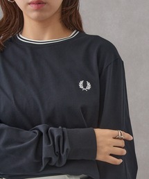 【FRED PERRY】Twin Tipped t-Shirt ワンポイント刺繍 ロングスリーブTシャツ ロンT M9602