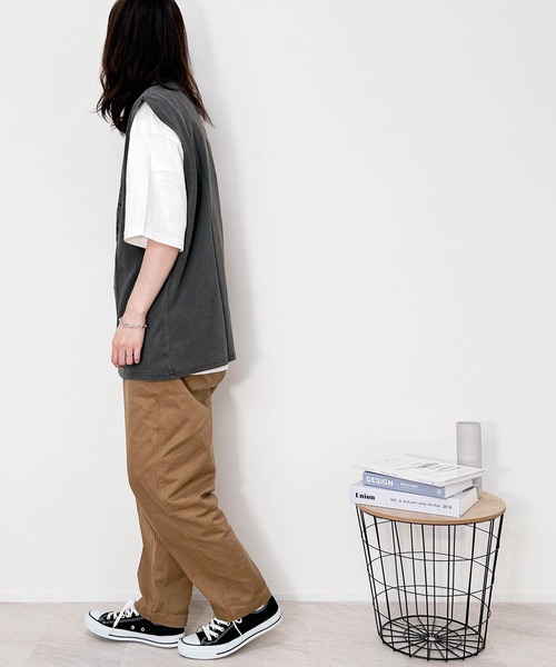 Ritzy(リッツィー)の「16/天竺 プリントノースリーブ(Tシャツ/カットソー・メンズ・ブラック/モカ・LARGE/X-LARGE/MEDIUM)」の10枚目の写真