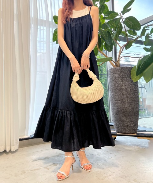 Futier land(フューティアランド)の「リボンストラップポインテッドトゥサンダル(サンダル・レディース・ライトブルー/アイボリー/シルバー/ブラック・40/38/39/36/37)」の22枚目の写真