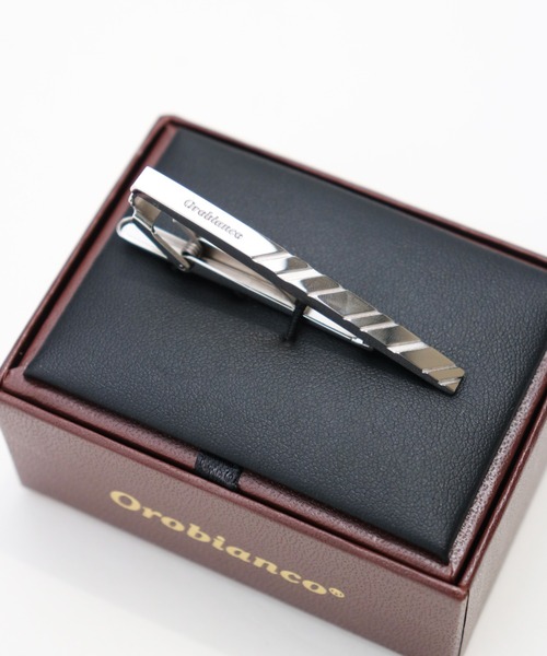 Orobianco（オロビアンコ）の「〈Orobianco/オロビアンコ〉ネクタイピン（BOX/ショッパー付き）（ネクタイピン・メンズ・シルバー系6/シルバー系7/シルバー系8/シルバー系9/ゴールド系/シルバー系2/シルバー系4/シルバー系1/シルバー系3/シルバー系5/シルバー系その他2/シルバー系その他3/ブラック系/シルバー系その他・ONE SIZE）」の7枚目の写真