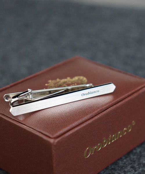 Orobianco（オロビアンコ）の「〈Orobianco/オロビアンコ〉ネクタイピン（BOX/ショッパー付き）（ネクタイピン・メンズ・シルバー系6/シルバー系7/シルバー系8/シルバー系9/ゴールド系/シルバー系2/シルバー系4/シルバー系1/シルバー系3/シルバー系5/シルバー系その他2/シルバー系その他3/ブラック系/シルバー系その他・ONE SIZE）」の10枚目の写真