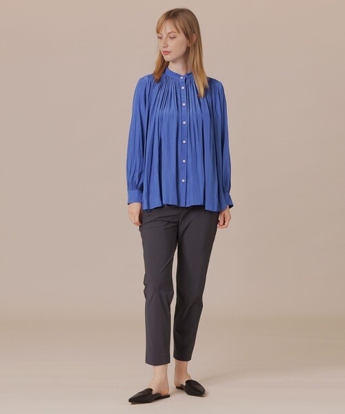 MACKINTOSH LONDON(マッキントッシュ ロンドン)の「メモリータンブラーブラウス(シャツ/ブラウス・レディース・グレー系その他2/ベージュ/ライトブルー・38/40)」の5枚目の写真