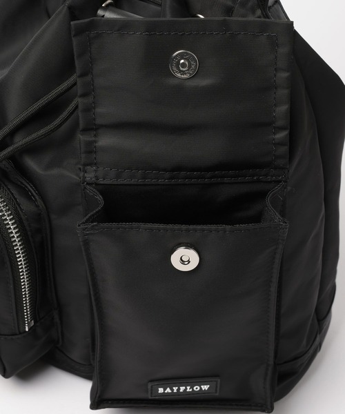 BAYFLOW(ベイフロー)の「フロントWポケットショルダー(ショルダーバッグ・レディース・ブラック/カーキ/ライトグレー・FREE)」の13枚目の写真
