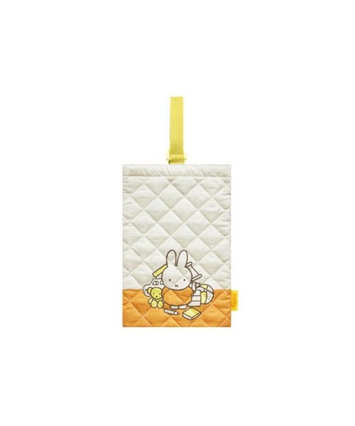 Miffy（ ミッフィー）の「ミッフィー キルトシューズバッグ 単柄 オレンジ ARTW（ハンドバッグ・レディース・マルチ・FREE）」の2枚目の写真