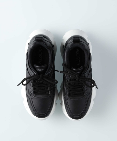 Right-on（ライトオン）の「【ORiental TRaffic】フレアソールスニーカー（スニーカー・レディース・ブラック/ホワイト/ピンク・38inch/37inch/39inch/36inch）」の6枚目の写真