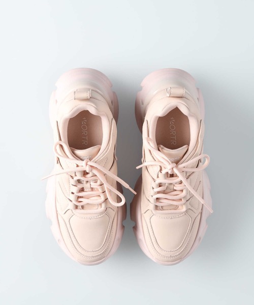 Right-on（ライトオン）の「【ORiental TRaffic】フレアソールスニーカー（スニーカー・レディース・ブラック/ホワイト/ピンク・38inch/37inch/39inch/36inch）」の14枚目の写真