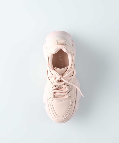 Right-on（ライトオン）の「【ORiental TRaffic】フレアソールスニーカー（スニーカー・レディース・ブラック/ホワイト/ピンク・38inch/37inch/39inch/36inch）」の13枚目の写真