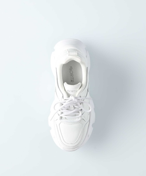 Right-on（ライトオン）の「【ORiental TRaffic】フレアソールスニーカー（スニーカー・レディース・ブラック/ホワイト/ピンク・38inch/37inch/39inch/36inch）」の9枚目の写真