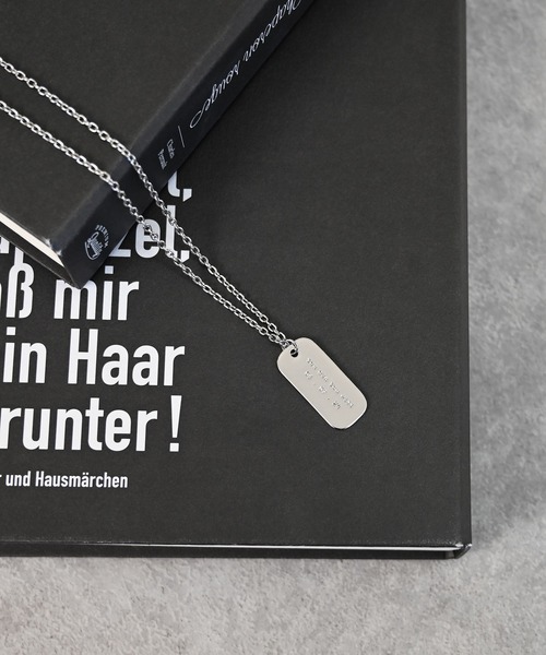 MUTURA（ムツラ）の「メッセージネックレス（ネックレス・メンズ・ゴールド系1/シルバー系2/ゴールド系2/シルバー系1・ONE SIZE）」の2枚目の写真