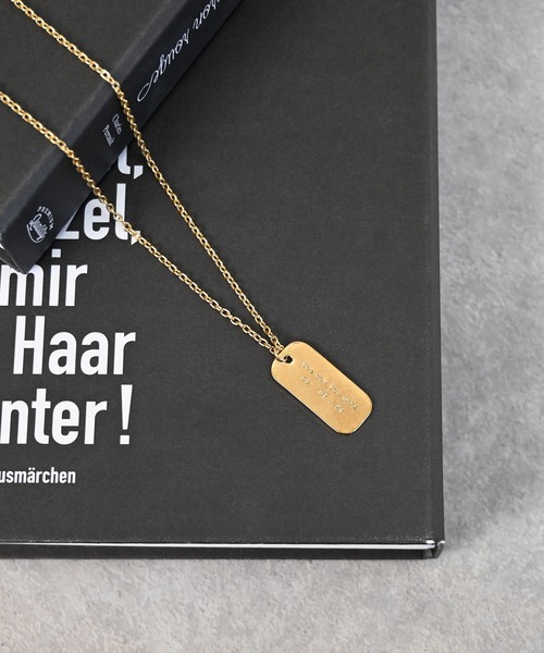 MUTURA（ムツラ）の「メッセージネックレス（ネックレス・メンズ・ゴールド系1/シルバー系2/ゴールド系2/シルバー系1・ONE SIZE）」の3枚目の写真
