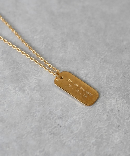 MUTURA（ムツラ）の「メッセージネックレス（ネックレス・メンズ・ゴールド系1/シルバー系2/ゴールド系2/シルバー系1・ONE SIZE）」の10枚目の写真
