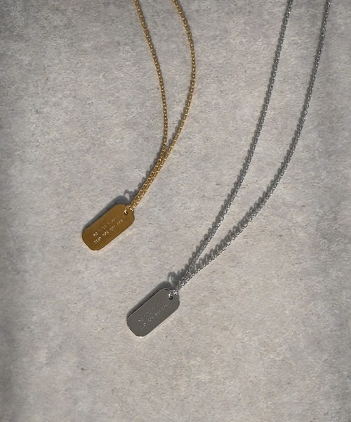 MUTURA（ムツラ）の「メッセージネックレス（ネックレス・メンズ・ゴールド系1/シルバー系2/ゴールド系2/シルバー系1・ONE SIZE）」の9枚目の写真
