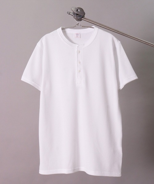 JEMORGAN(ジェーイーモーガン)の「(LK)【JEMORGAN】【パックT】ワッフル ヘンリーネック Tシャツ(Tシャツ/カットソー・メンズ・ホワイト/ブラック/杢グレー・MEDIUM/LARGE/X-LARGE/SMALL)」の13枚目の写真
