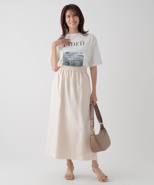 Elura（エルーラ）の「フォトプリントTシャツ/133598（Tシャツ/カットソー・レディース・オフホワイト/チャコールグレー・MEDIUM/LARGE）」の16枚目の写真
