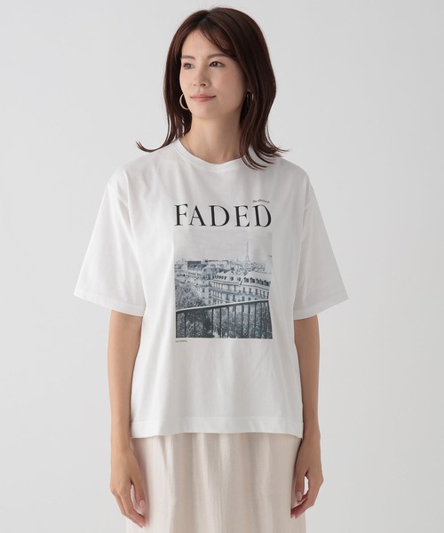 Elura（エルーラ）の「フォトプリントTシャツ/133598（Tシャツ/カットソー・レディース・オフホワイト/チャコールグレー・MEDIUM/LARGE）」の13枚目の写真