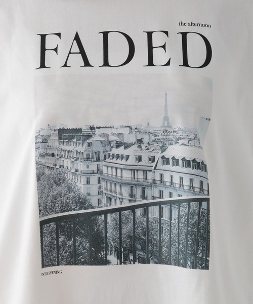 Elura（エルーラ）の「フォトプリントTシャツ/133598（Tシャツ/カットソー・レディース・オフホワイト/チャコールグレー・MEDIUM/LARGE）」の6枚目の写真