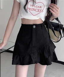 NANEA（ナネア）の「インナーパンツ付きフリル切り替えミニスカート（スカート・レディース）」