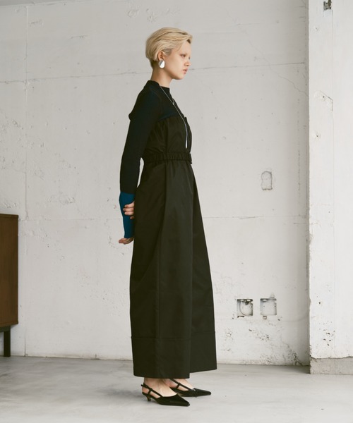 Happy John（ハッピージョン）の「roll up bare overalls/ロールアップベアサロペット（サロペット/オーバーオール・レディース・チャコールグレー/ブラック・FREE）」の17枚目の写真