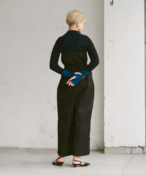 Happy John（ハッピージョン）の「roll up bare overalls/ロールアップベアサロペット（サロペット/オーバーオール・レディース・チャコールグレー/ブラック・FREE）」の18枚目の写真