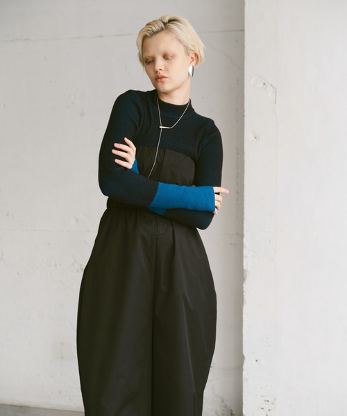 Happy John（ハッピージョン）の「roll up bare overalls/ロールアップベアサロペット（サロペット/オーバーオール・レディース・チャコールグレー/ブラック・FREE）」の20枚目の写真