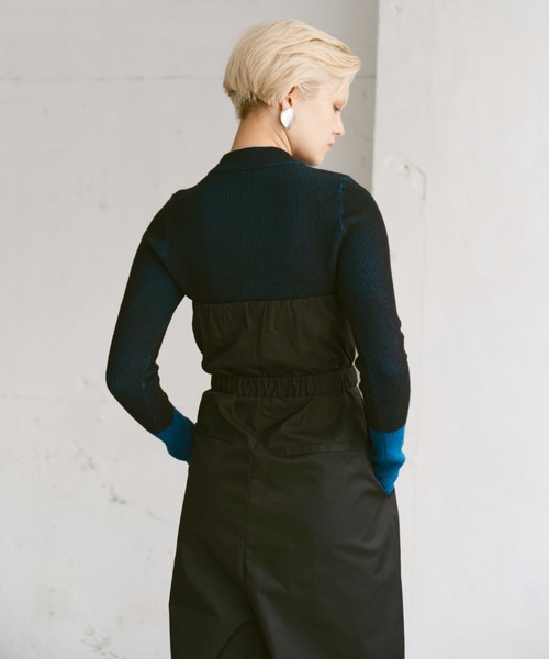 Happy John（ハッピージョン）の「roll up bare overalls/ロールアップベアサロペット（サロペット/オーバーオール・レディース・チャコールグレー/ブラック・FREE）」の22枚目の写真